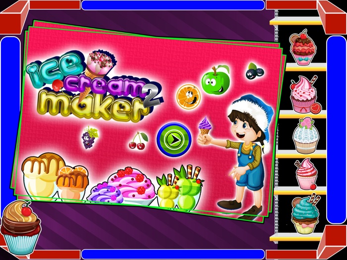 Ice Cream  Ice Popsicle Factory Kids Let’s Cook