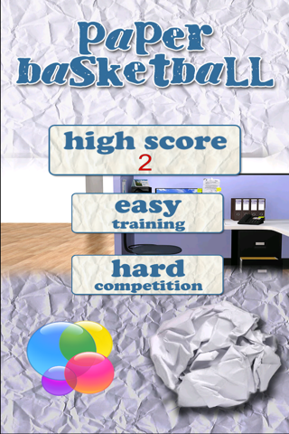 Basketball Paper Office - náhled