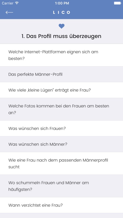 Lico - Der LiebesCoach fürs Internet Dating screenshot-3