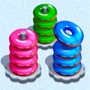 Icon Color Stack it 3d - donut sort
