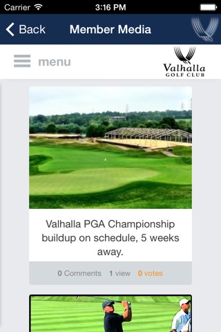 Valhalla Golf Club Member App screenshot 3