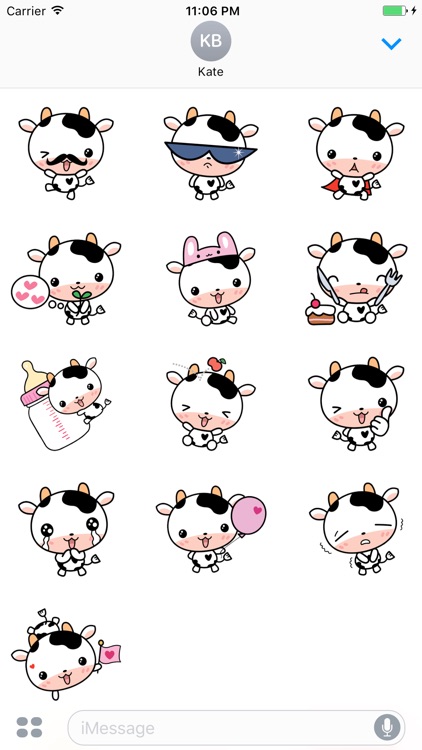 The Cutie Dairy Cow Expression