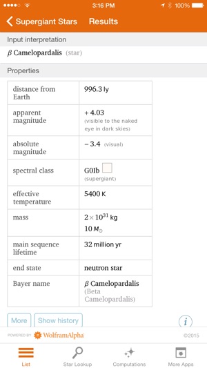 Wolfram Stars Reference App(圖2)-速報App