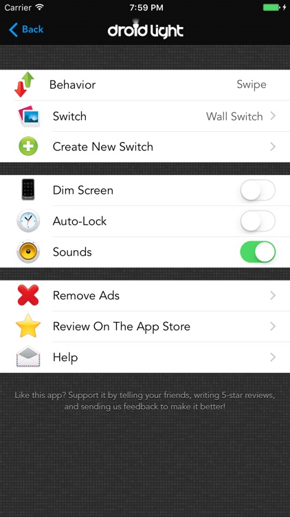 Droid Light - Customizable Lighting Tools