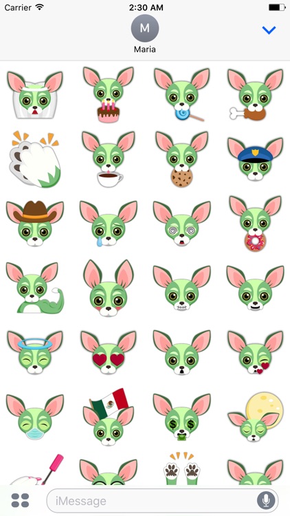 Green Saint Patrick's Day Chihuahua Stickers