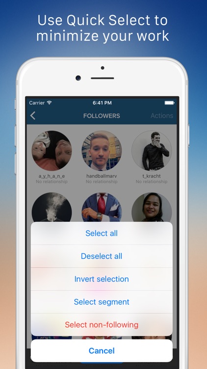 Captivate - Mass follow, unfollow and like tool screenshot-3