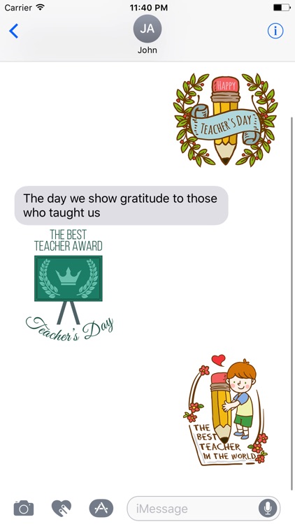 Teacher's Day Sticker Pack screenshot-3