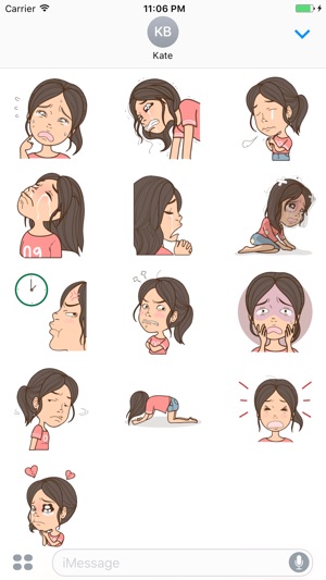 Adele The Lovely Girl Stickers(圖3)-速報App