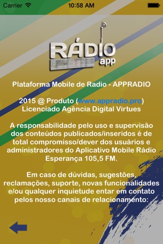 Rádio Esperança 105,5 FM screenshot 3