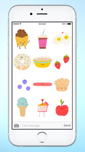 Super Cute Food Sticker Pack(圖3)-速報App