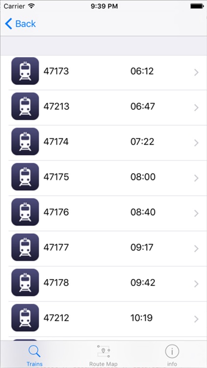 MMTS Train Timings