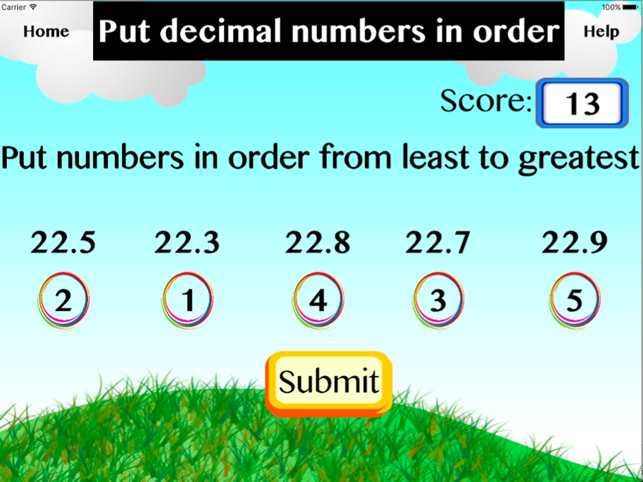 Put decimal numbers in order(圖3)-速報App