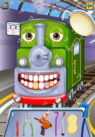 Train Wash and Dentist: Steam Engine Game for Kids screenshot 2