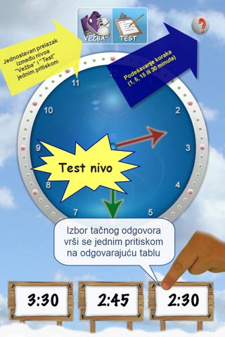 Tick Tock Clock (Serbian) - Learn How to Tell Time screenshot 2