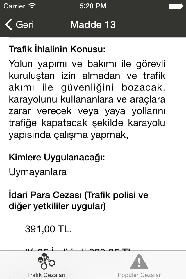 Trafik Cezaları screenshot 2