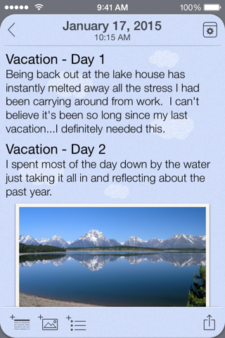 Journaling screenshot 2