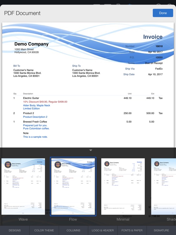 Quick Sale - Invoicing, Estimates & Inventory