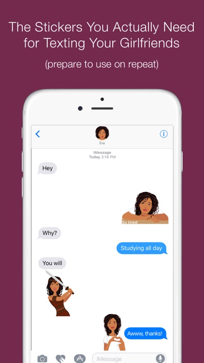 Telle-Eva: Chic stickers for women & girl talk