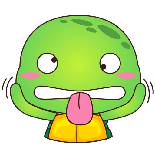 Pura the funny turtle 7 for iMessage Sticker icon