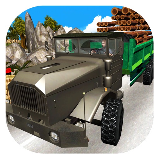 OffRoad Truck Transporter 3D Icon