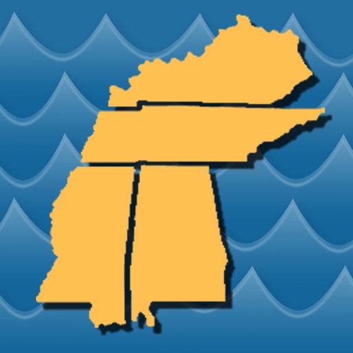 Stream Map USA - Mountain South