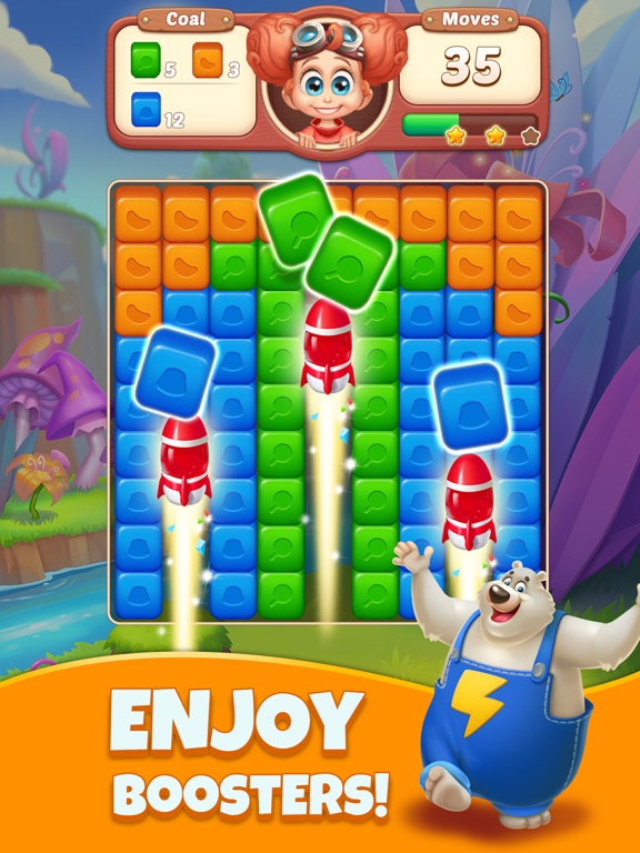 Cube Blast Jungle: Puzzle Game screenshot 3