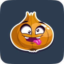 Animated Cute Onion Stickers for Messaging