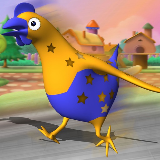 Super Chicken Run - Chicken Farm Racing For kids iOS App