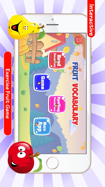 Fruit Spelling Words And Vocabulary For Kids screenshot-4