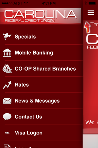 Carolina Federal Credit Union screenshot 2