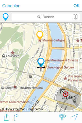 Lyon on foot : Offline Map screenshot 2