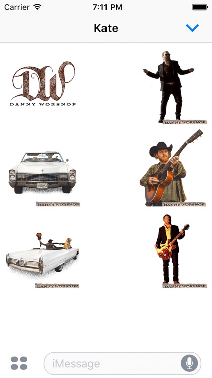 Danny Worsnop Sticker Pack