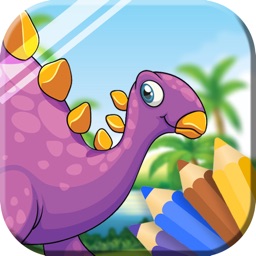 Dinosaur Coloring Book - Coloring Games for Kids &