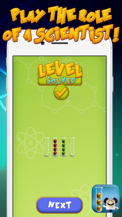 Color Lab Puzzle Game: Bubble Tower of Hanoi