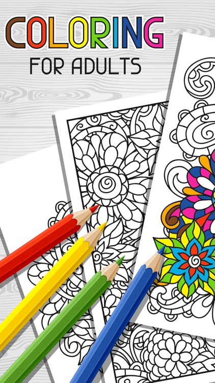 Mandala Coloring calm art therapy book for adults