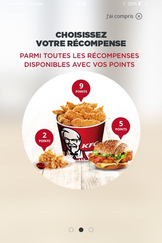 KFC Fidélité screenshot 2