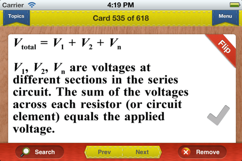 MCAT Prep Physics Flashcards Exambusters screenshot 2