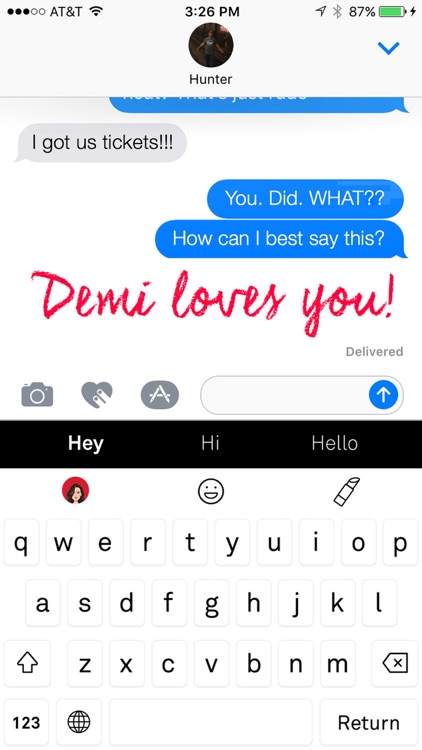 Demi Lovato Stickers screenshot-4