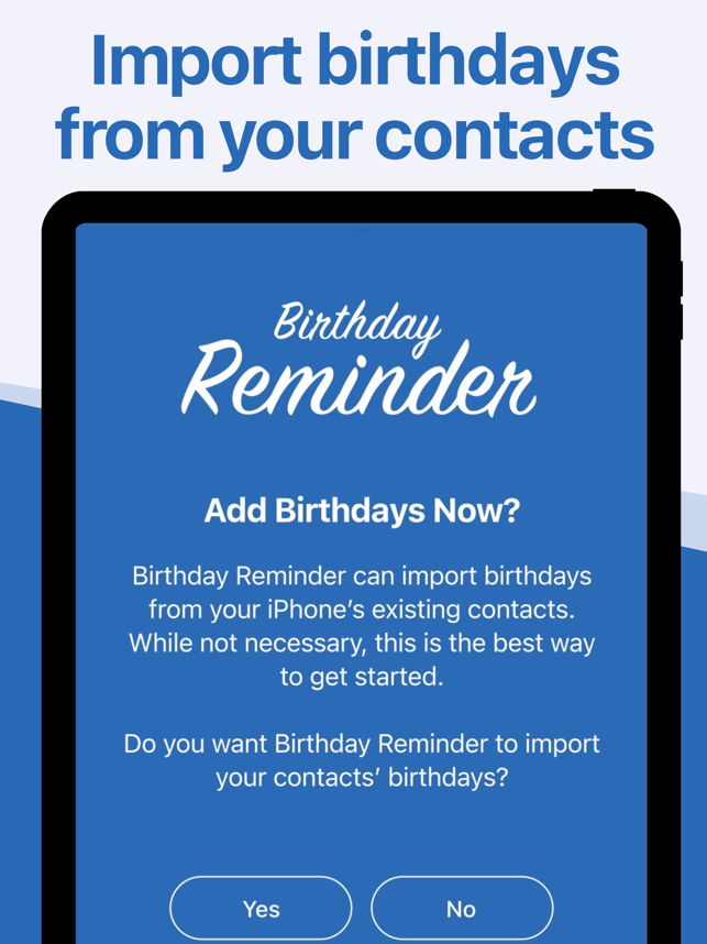 ‎Birthday Reminder & Countdown Screenshot