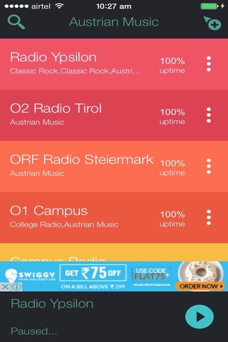 Austrian Music Radio Stations screenshot 2