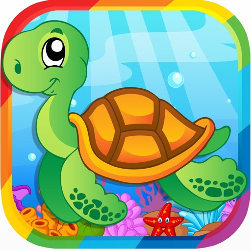 Ocean Animal Pairs Matching Games for Kid & Toddle