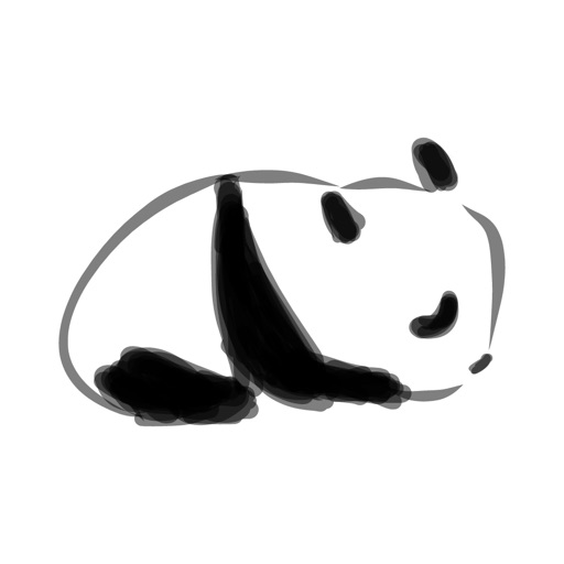 Panda stickers pack - cute animal sticker photos icon
