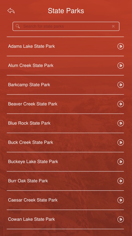 Ohio State Parks, Trails & Campgrounds