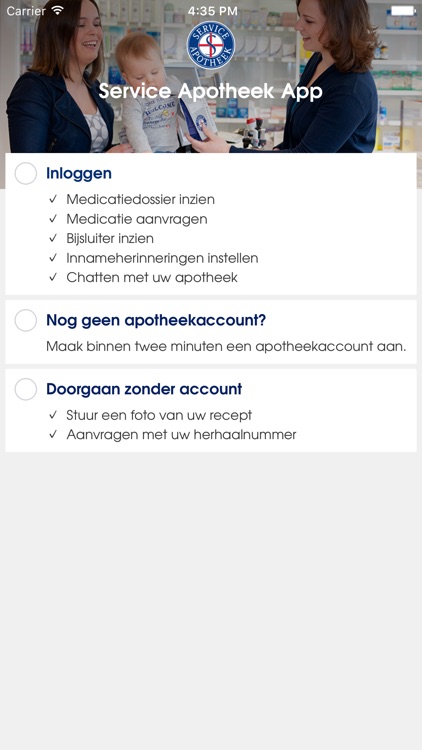 De Service Apotheek App