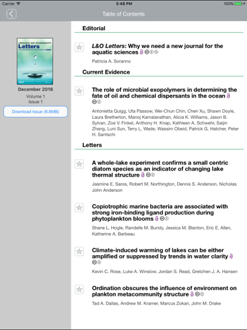 Limnology and Oceanography: Letters screenshot 3