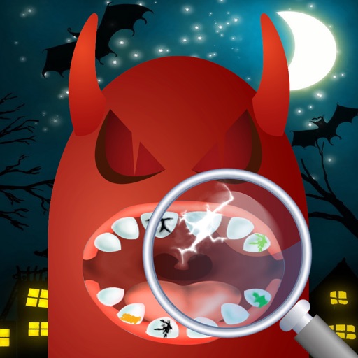 Dentist Clinic Ghost Detector Teeth Cleaning Icon