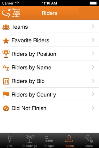 Santos Tour Down Under Tracker screenshot 2