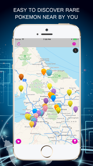 PokeRadar for Pokemon GO - Poke Radar Map & Locator Screenshot 1