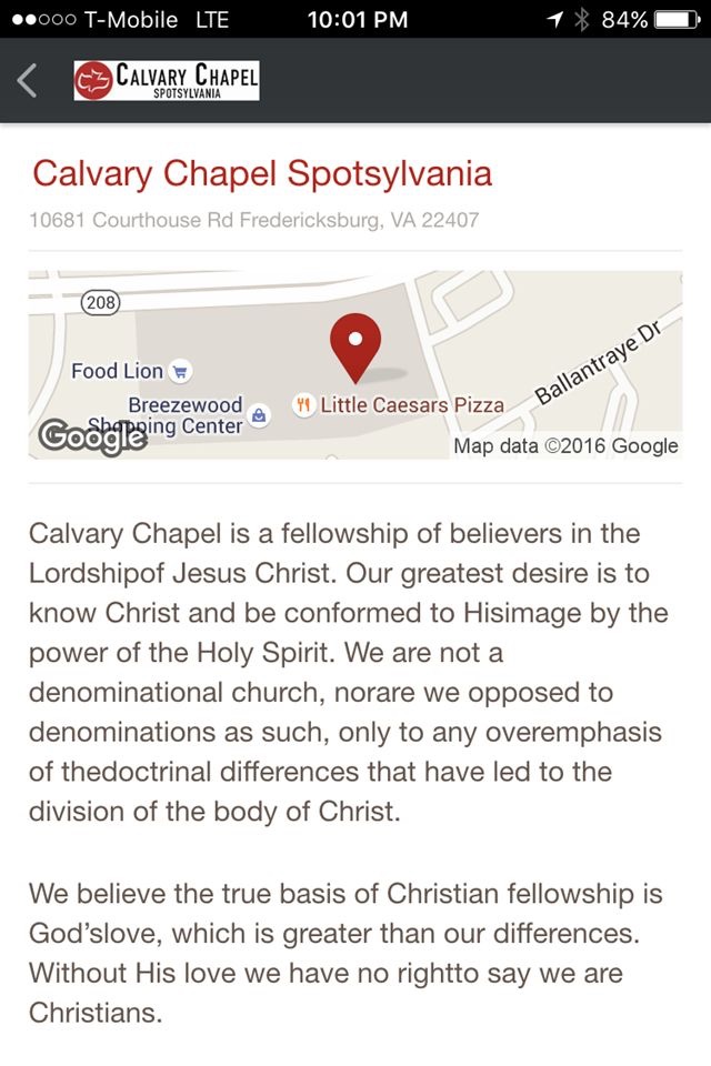 Calvary Chapel of Spotsylvania screenshot 3