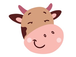 Make your conversations cuter with these Cow Stickers